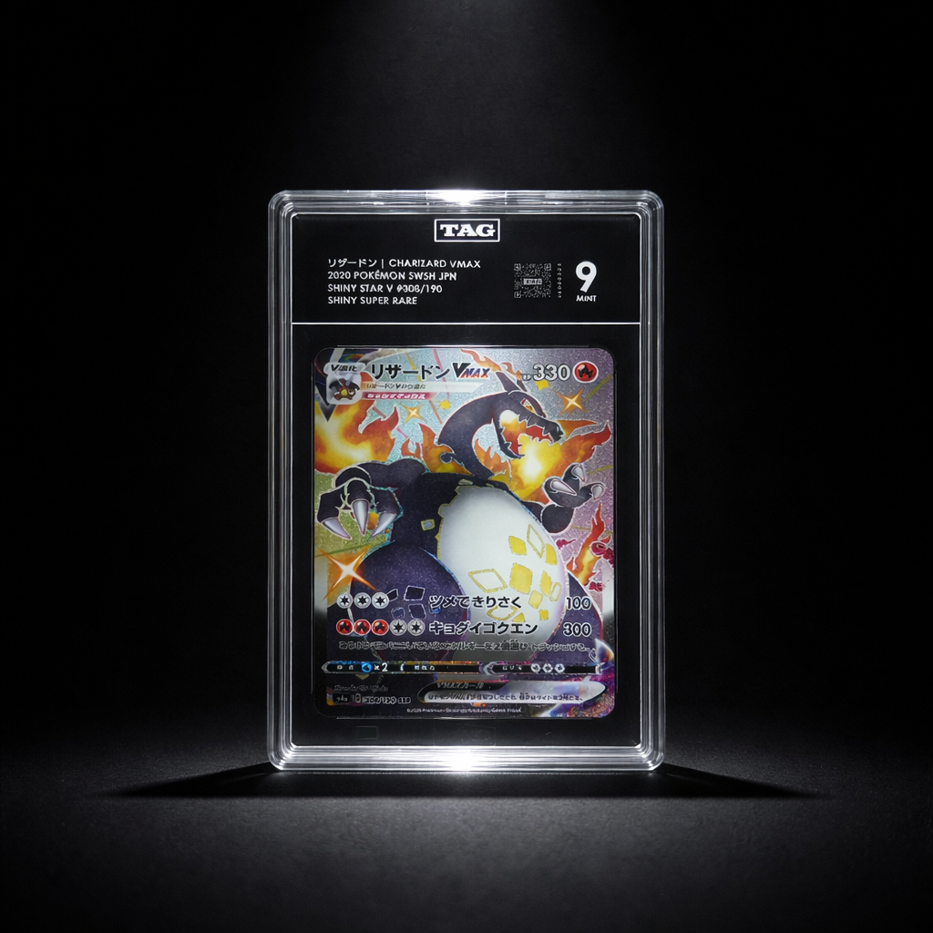 2020 TAG 9 Japanese charizard VMAX Shiny Super Rare 
