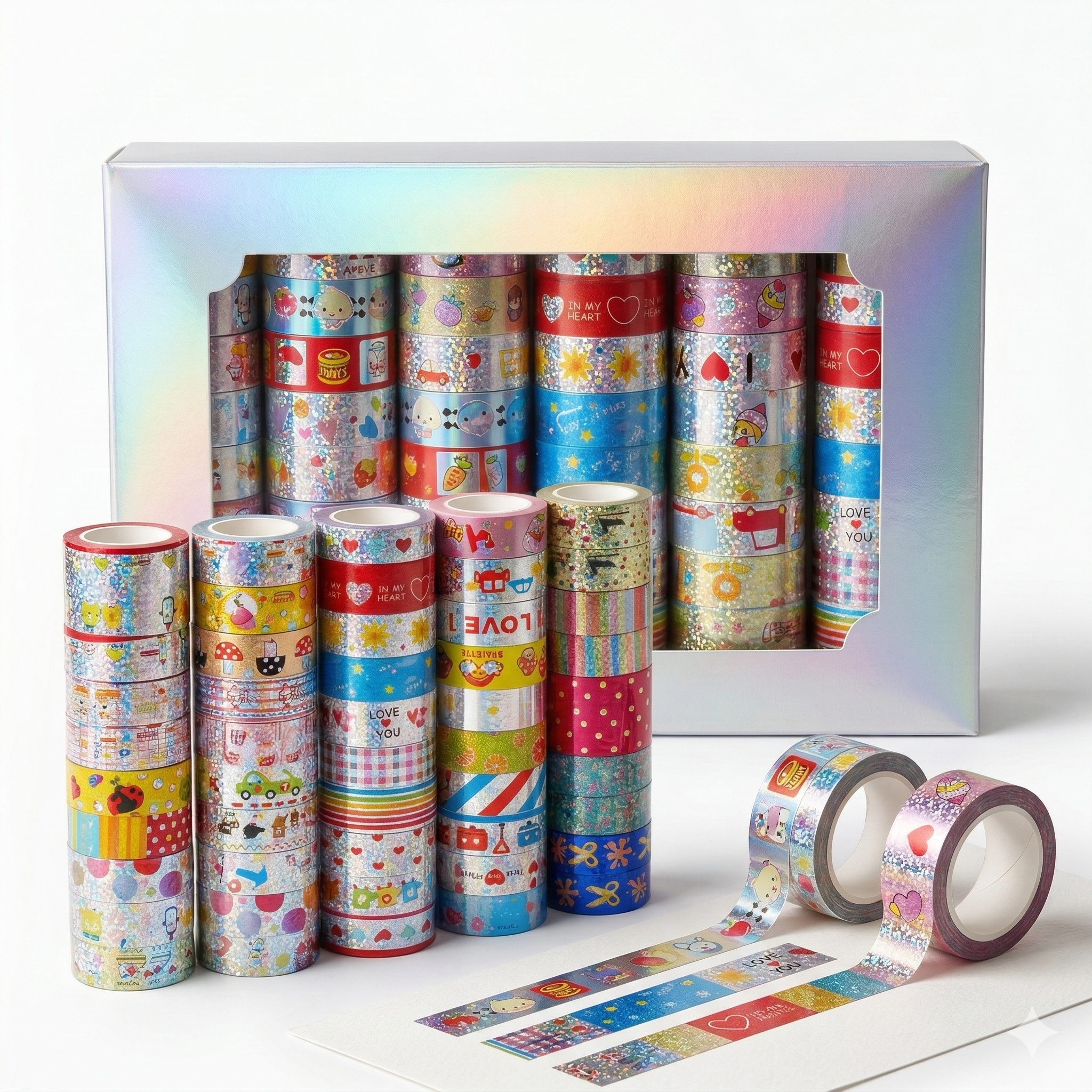 Set de cintas adhesivas decorativas