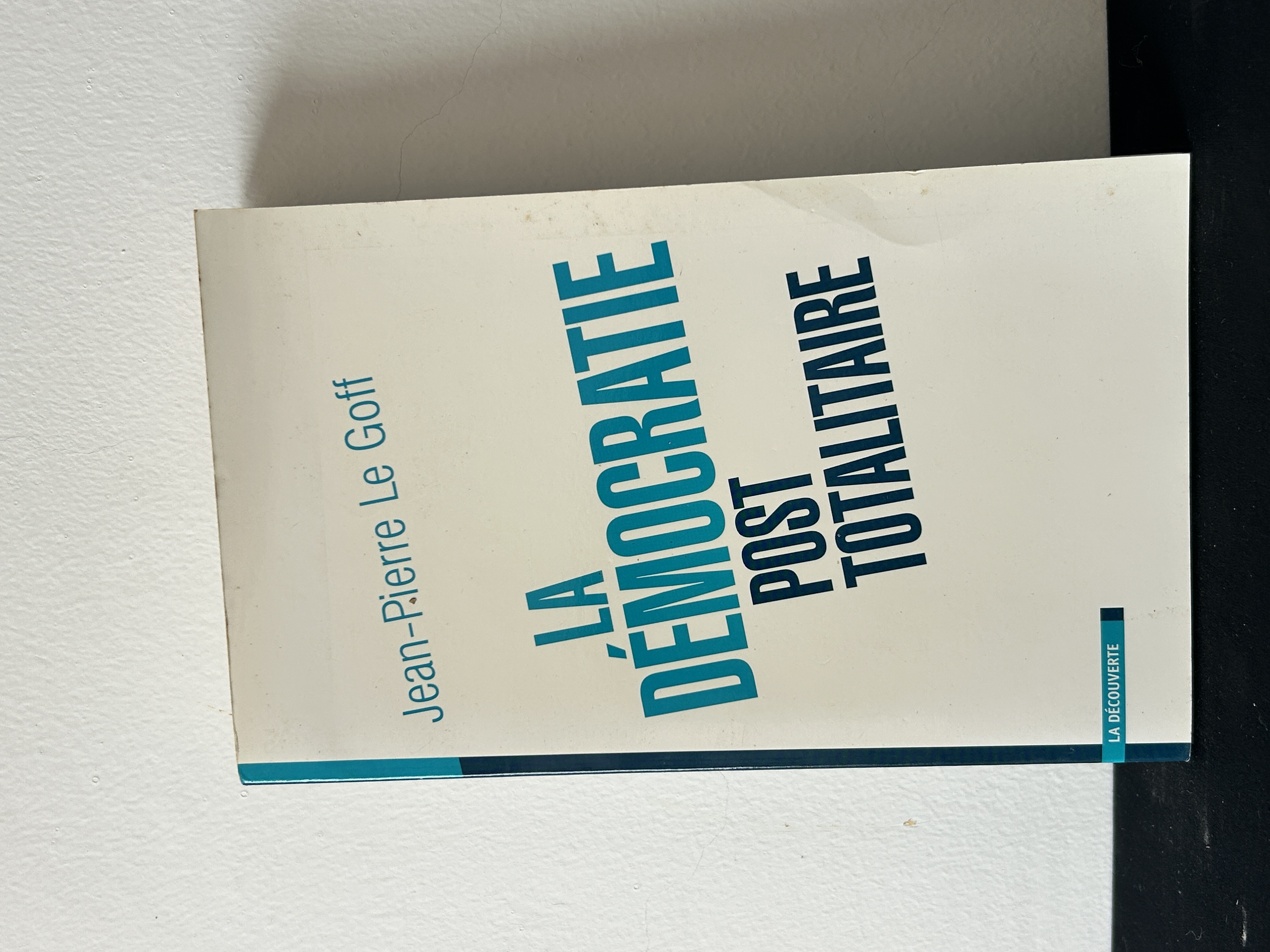 Un livre sur la démocratie post-totalitaire
