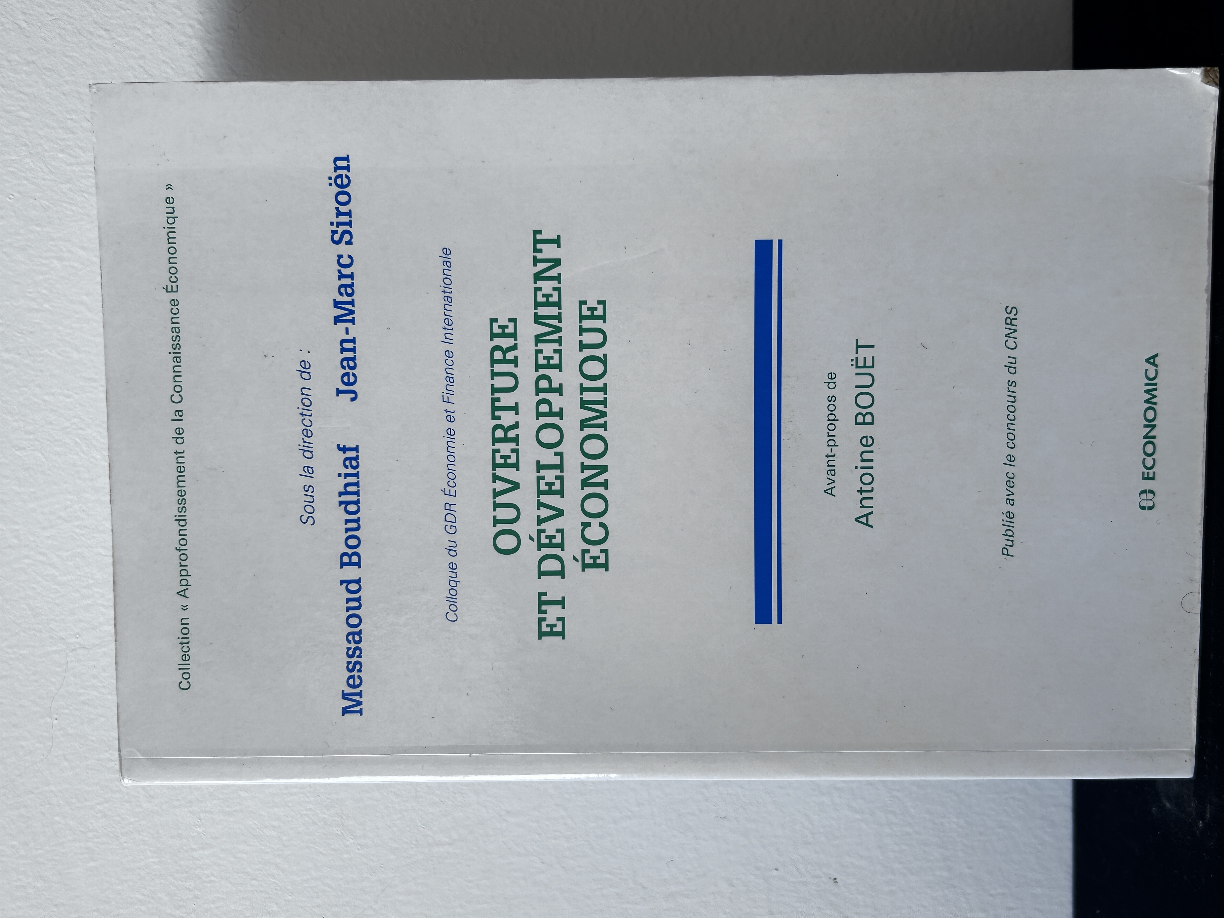 Ouverture et développement économique