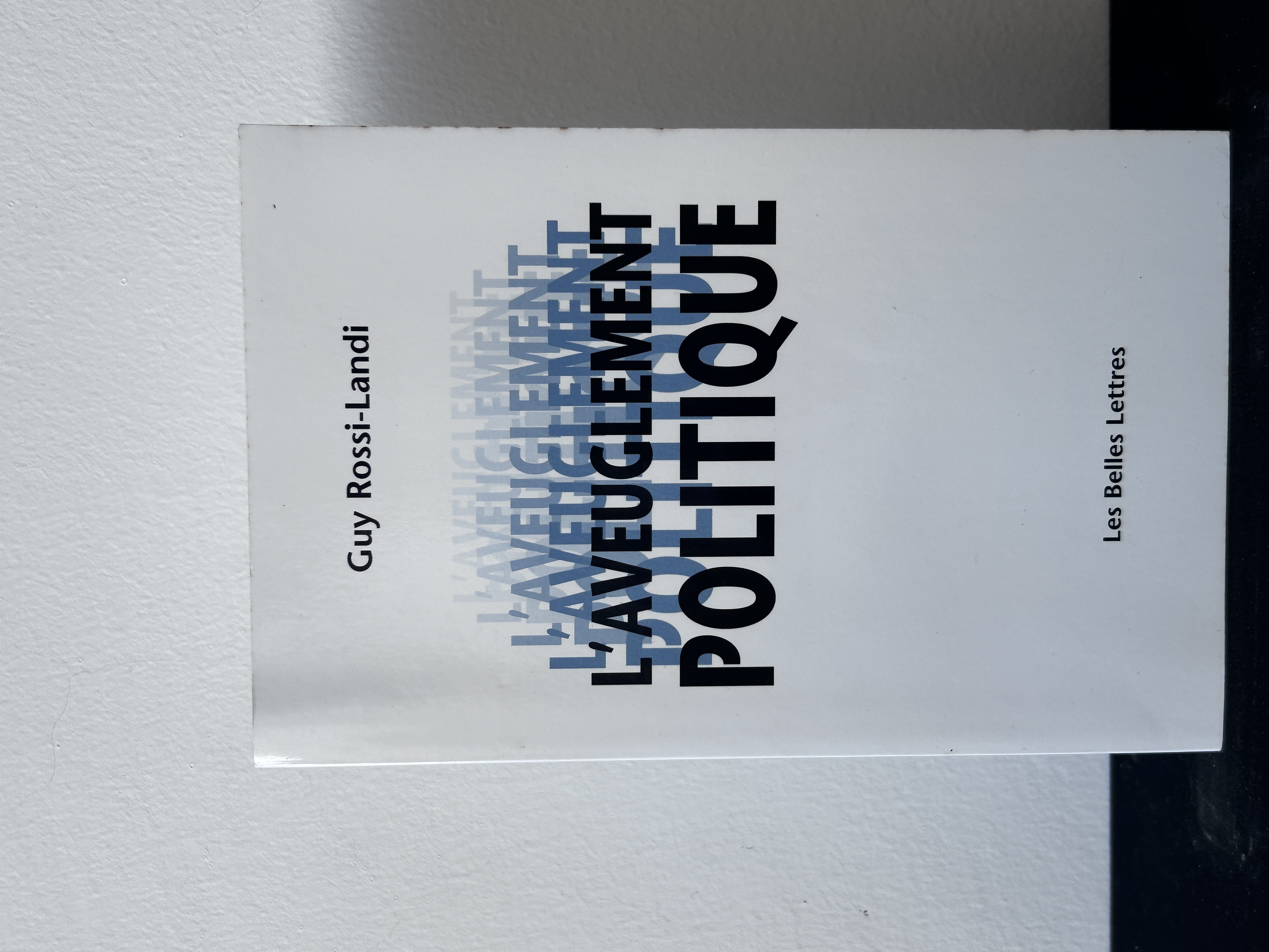 L'aveuglement politique