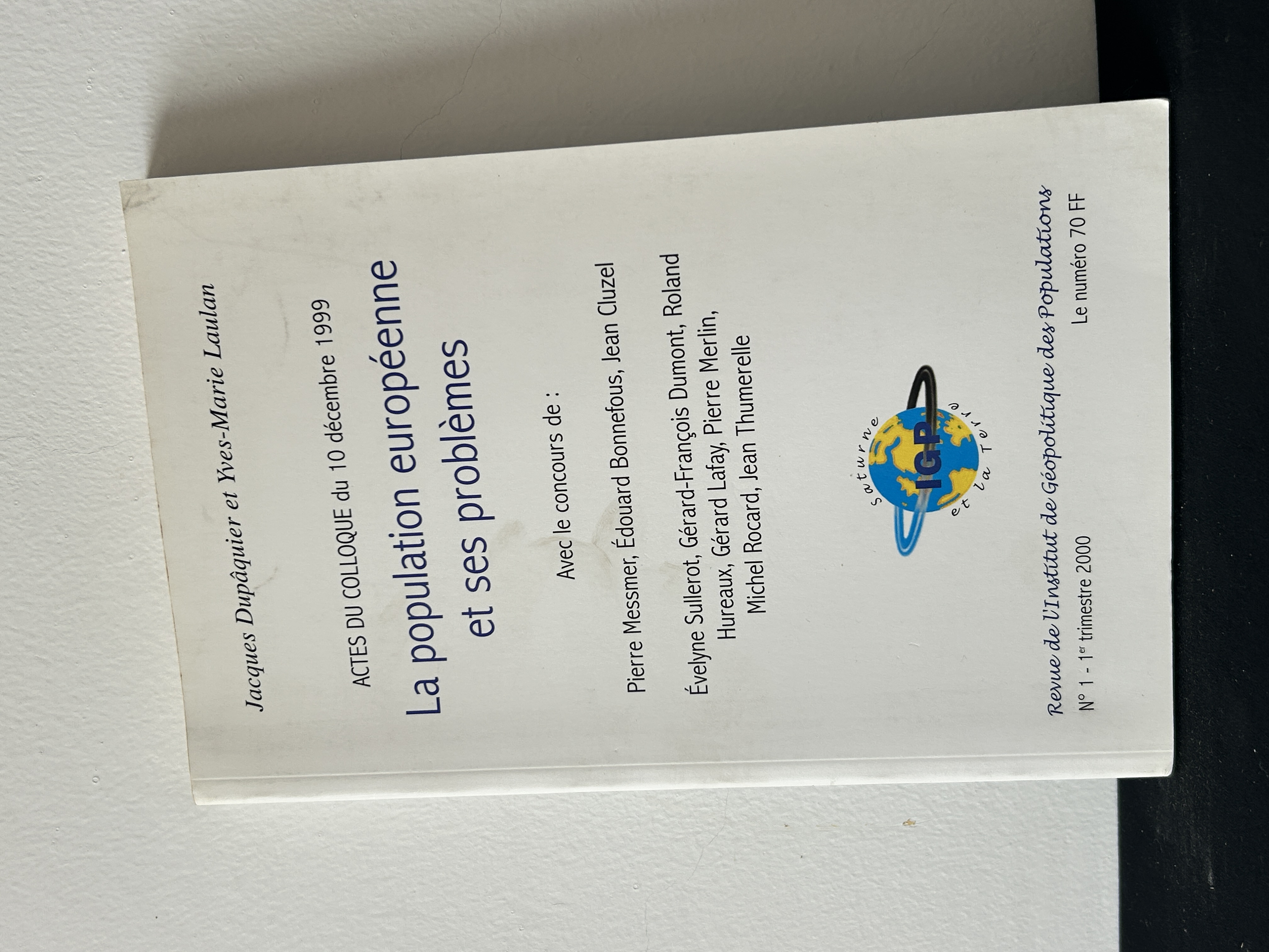 La population européenne et ses problèmes