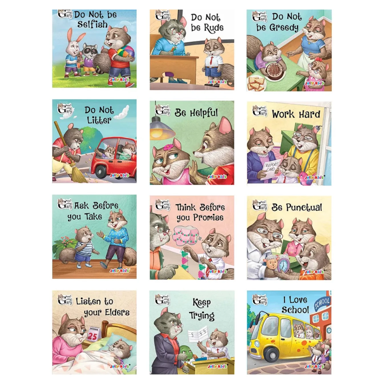 Good Going Gary Character Building English Stories for Kids (Set of 12)