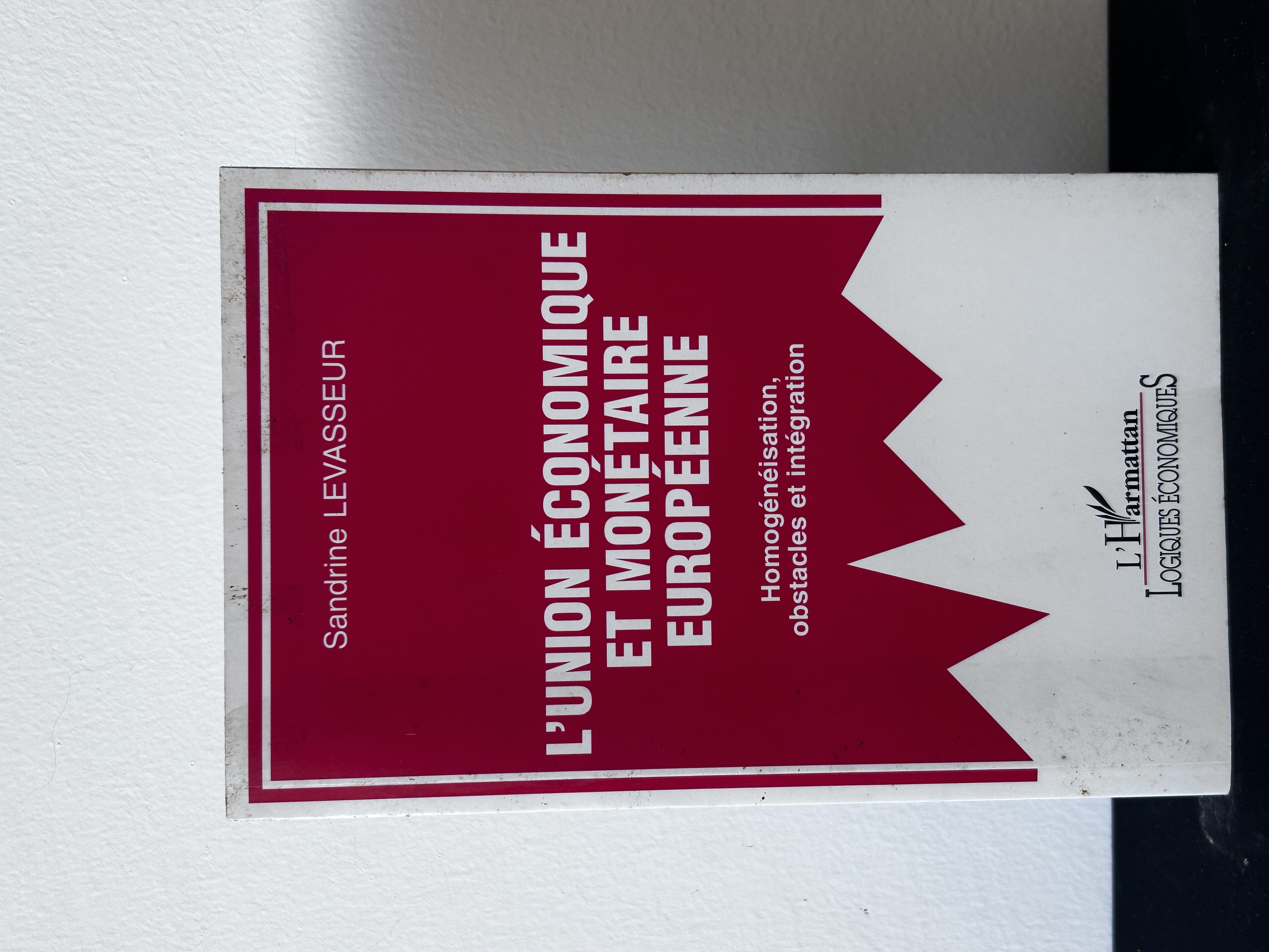 Livre sur l’Union économique et monétaire européenne