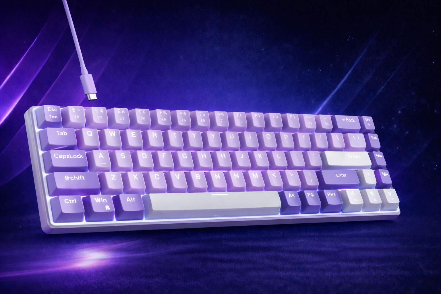 MageGee Teclado portátil 60% mecânico