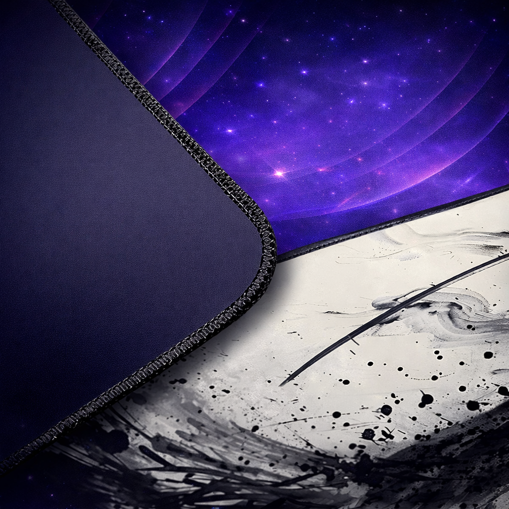 Mouse Pad Gamer Profissional Confortável Antiderrapante Escritório e Games 90x40cm Samurai