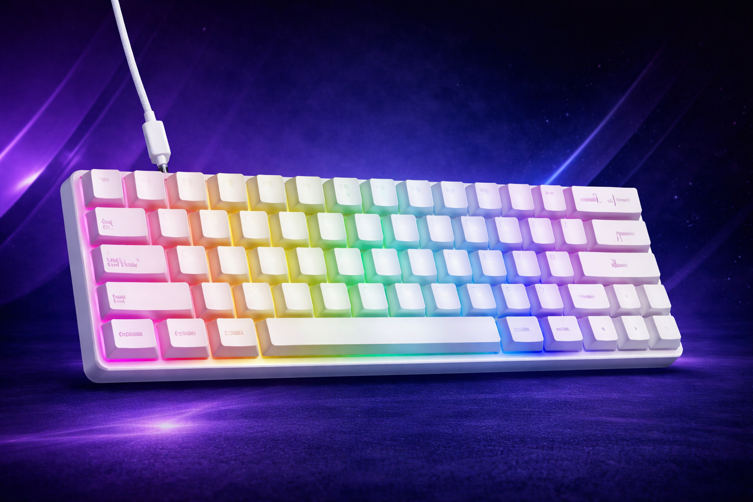 MageGee Teclado portátil 60% mecânico