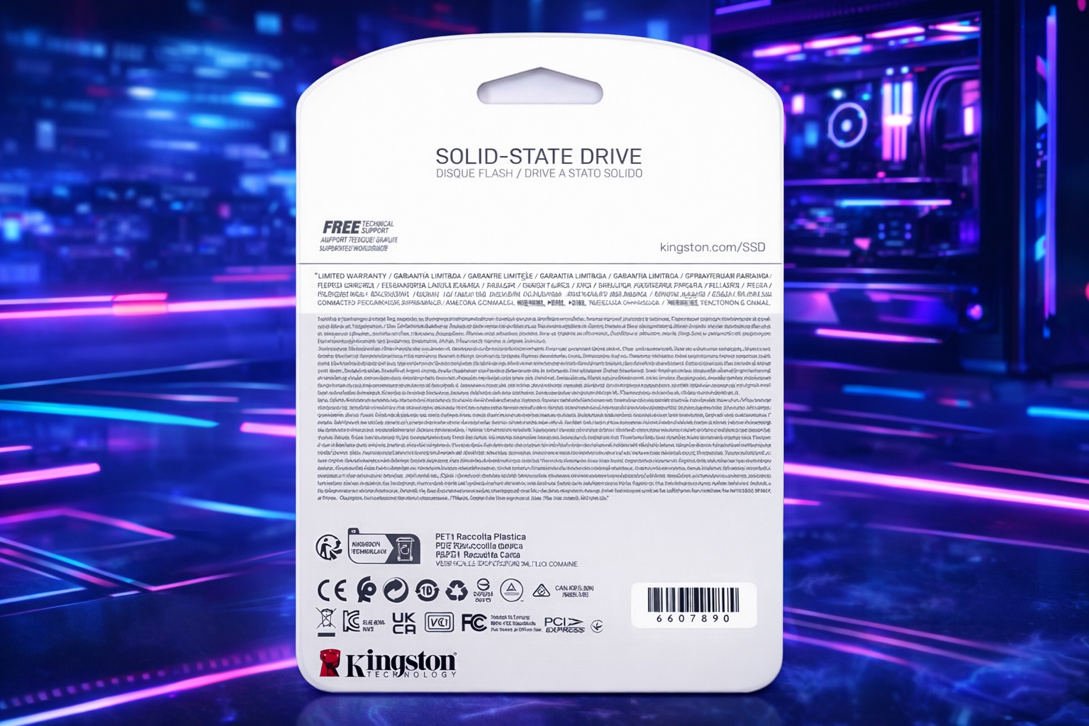 SSD Kingston NV3 1TB M.2 2280 NVMe Gen4, Desempenho e Eficiência para Upgrade de PC – SNV3S/1000G