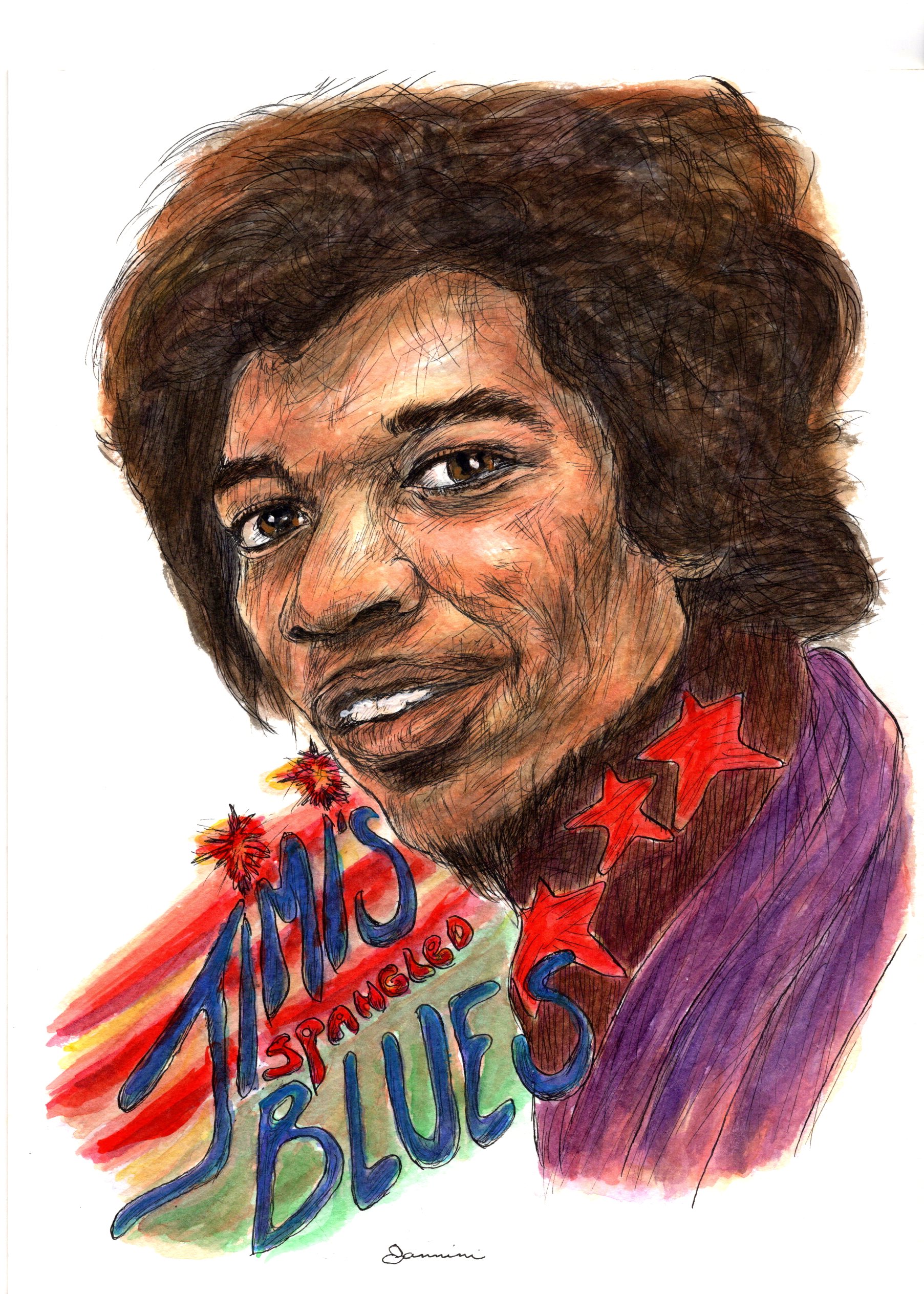 Jimi Hendrix Legendary Rock Star