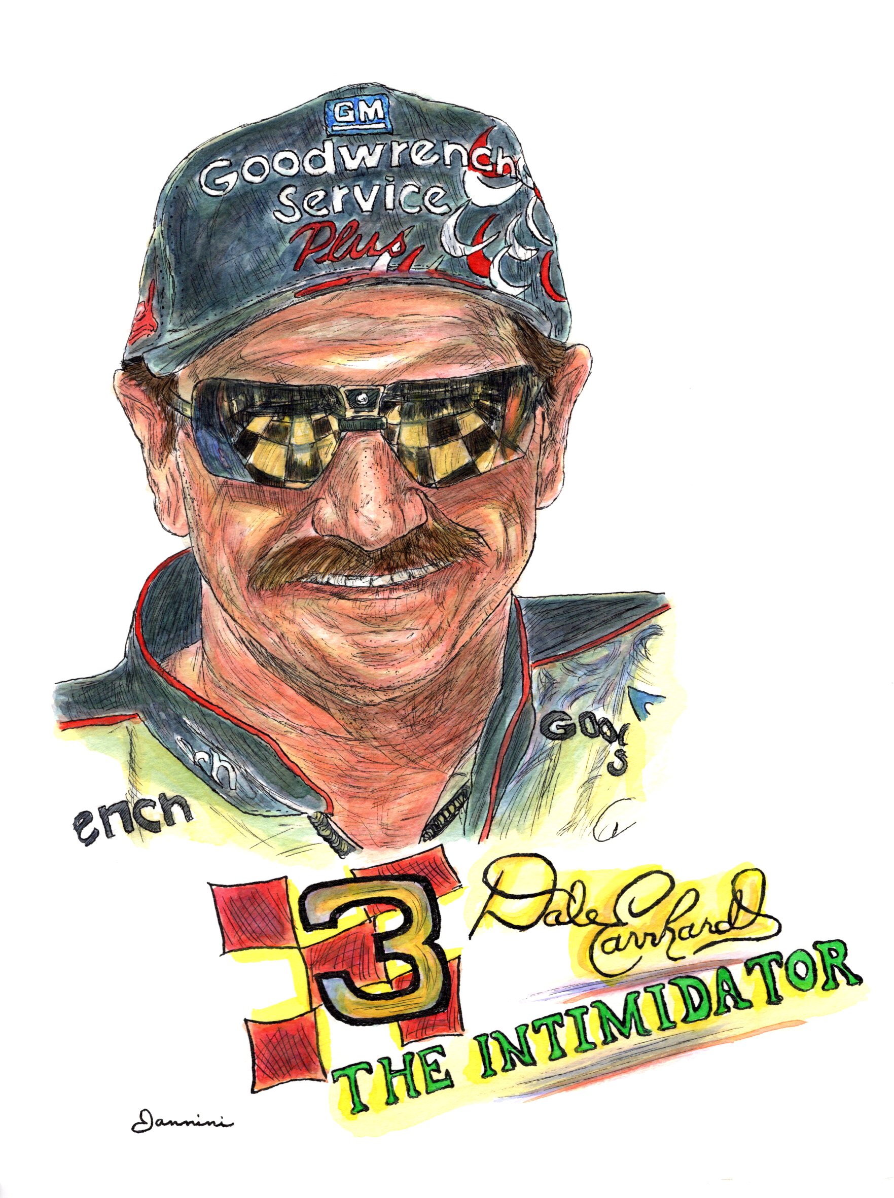 Dale Earnhardt Race Car Champion