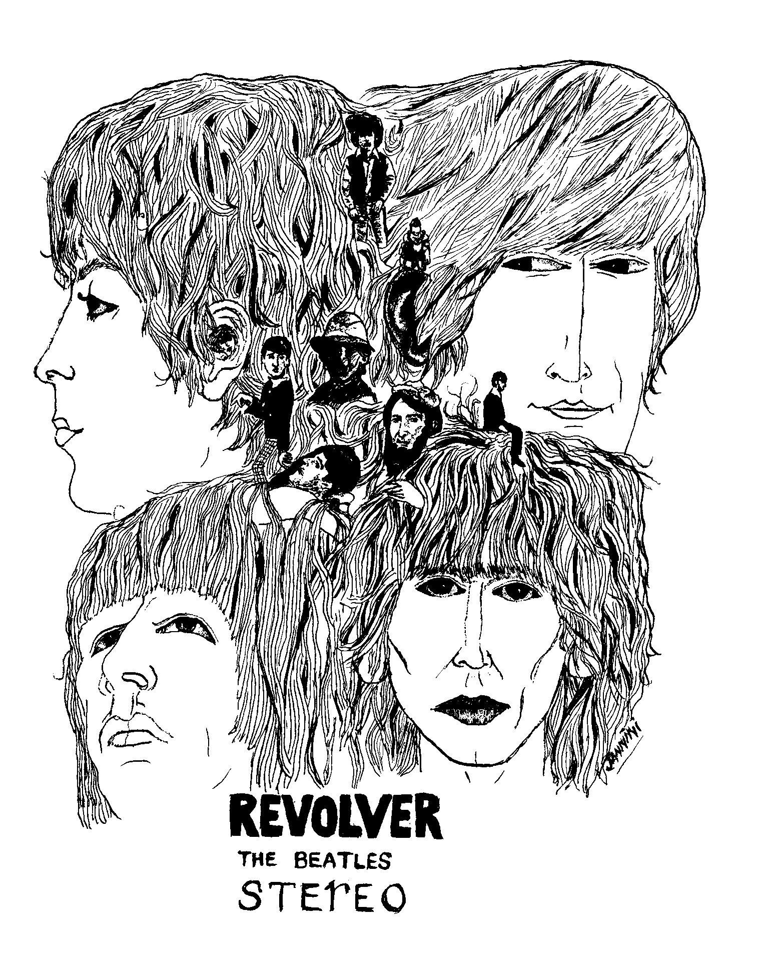 The Beatles Revolver Cover Art