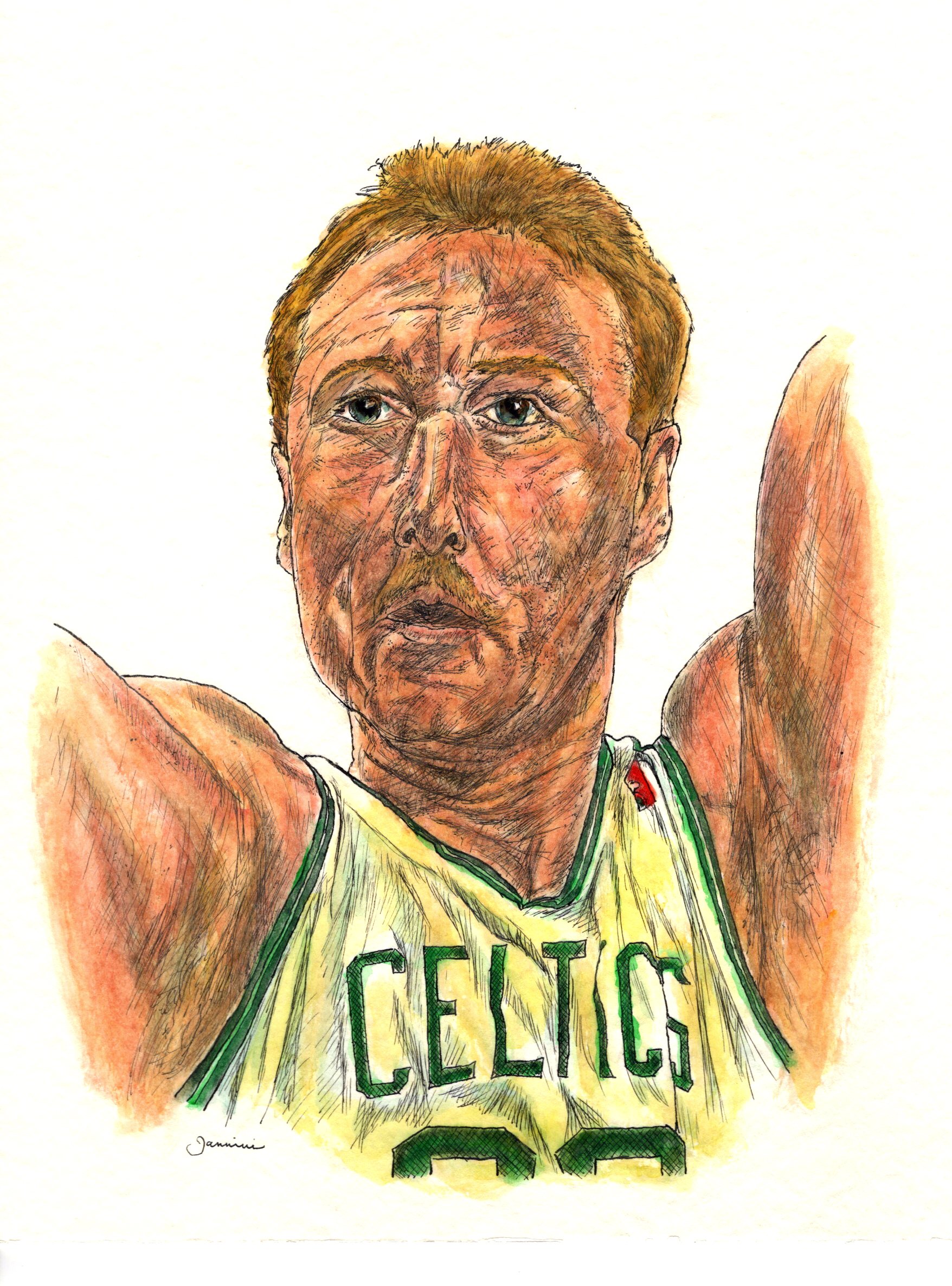 Larry Bird Legendary Basketball Great