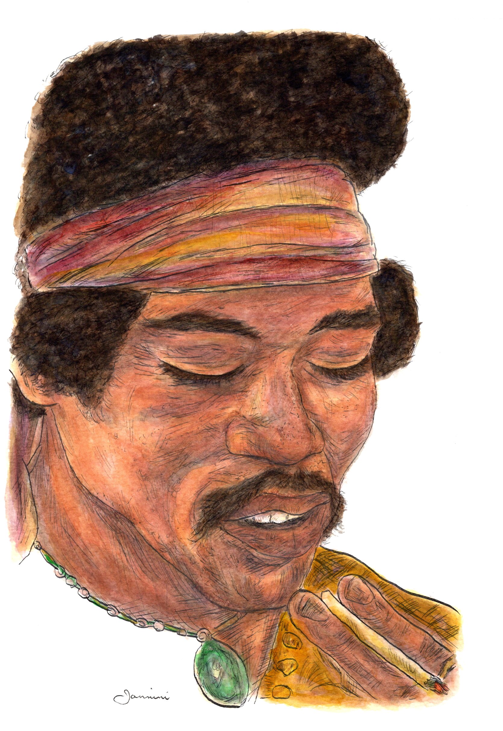 Jimi Hendrix Legendary Rock Star