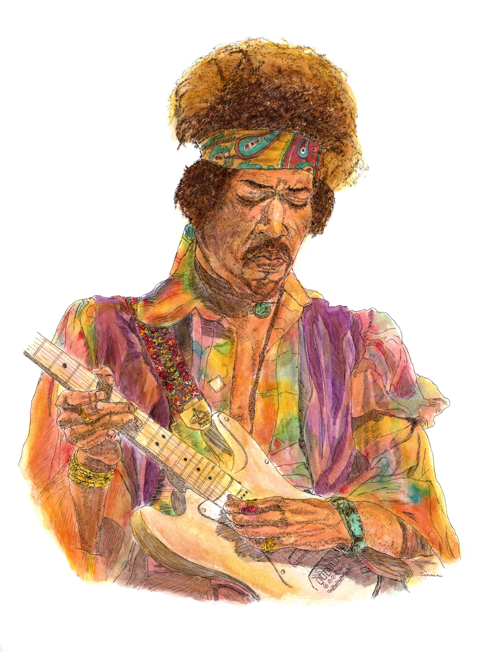Jimi Hendrix Legendary Rock Star