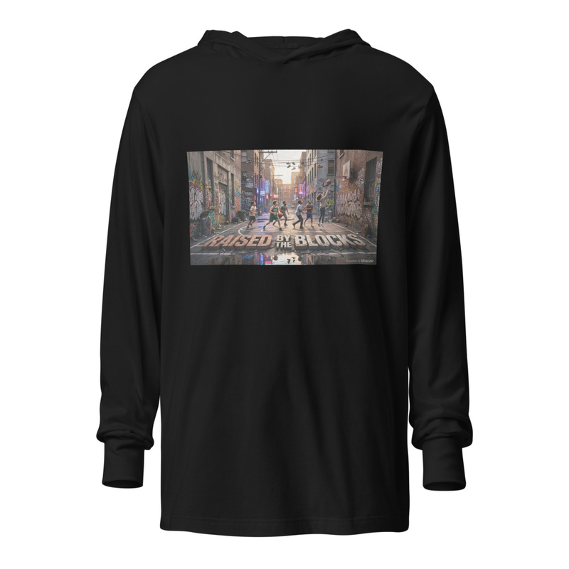 GrndWrk "Raised By The Block"Hooded long-sleeve tee