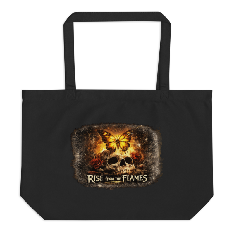 Grnk Wrk ButterfFlie Inspired By J Sora Large organic tote bag