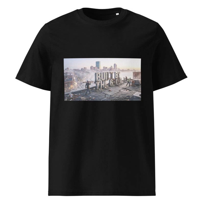 GrndWrk "Built from The Grind" Unisex organic ribbed neck t-shirt