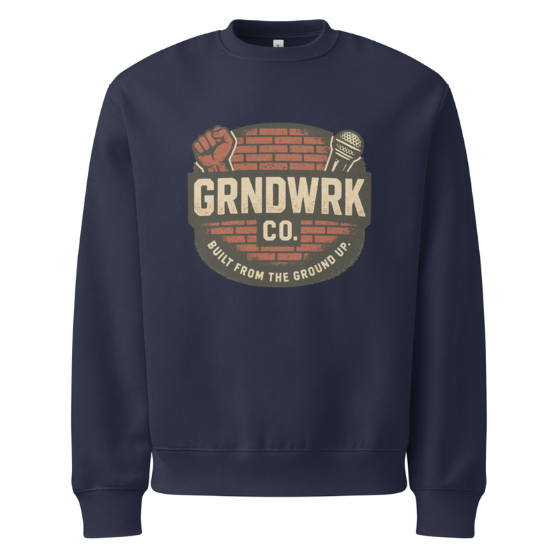GrndWrk    Oversized heavyweight sweatshirt