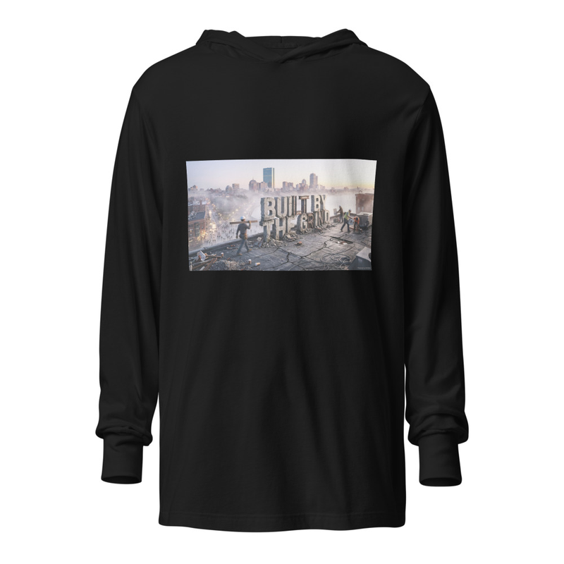 GrndWrk "Built By The Grind" Hooded long-sleeve tee