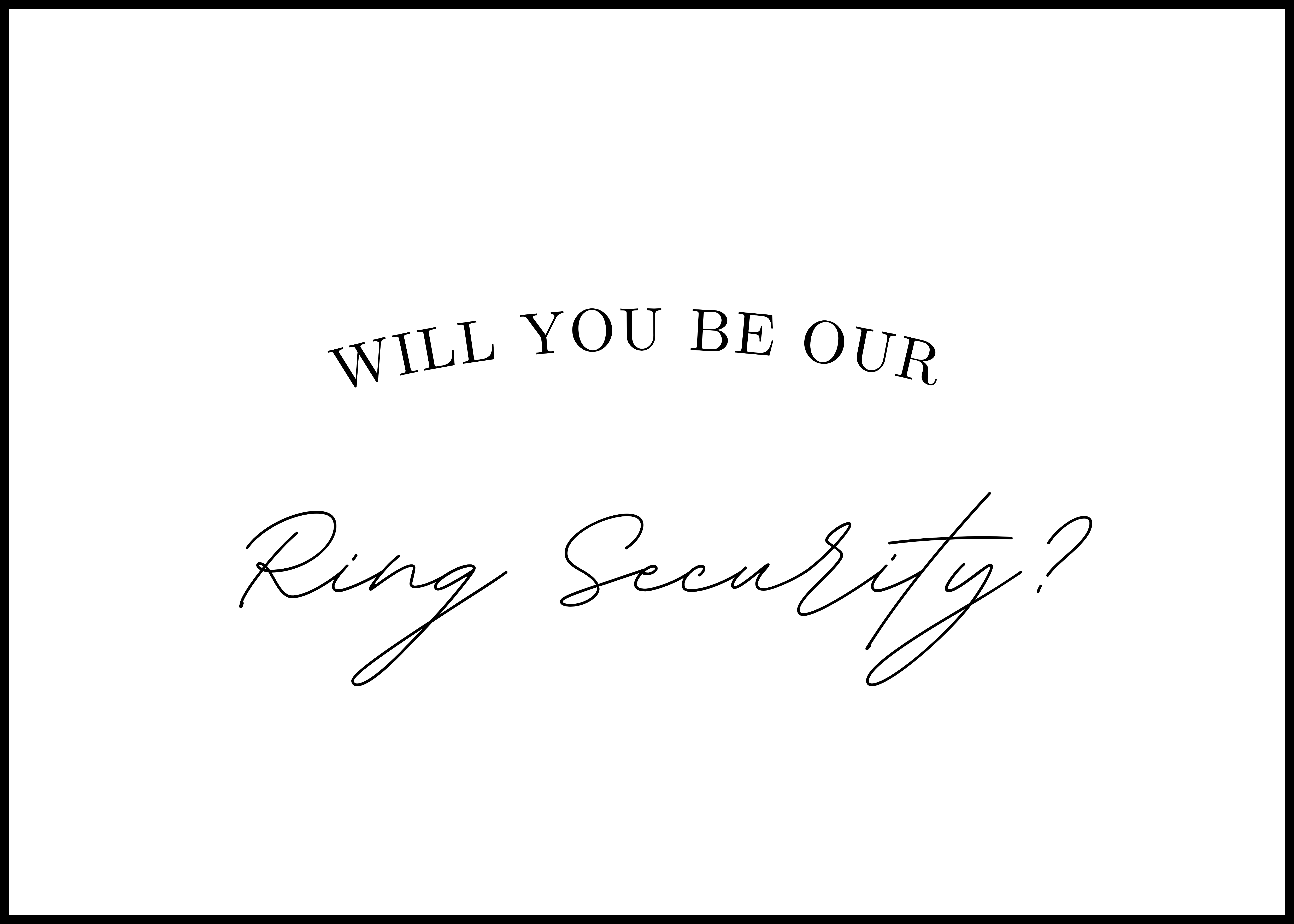 Kids Wedding Proposal Cards (Printable)