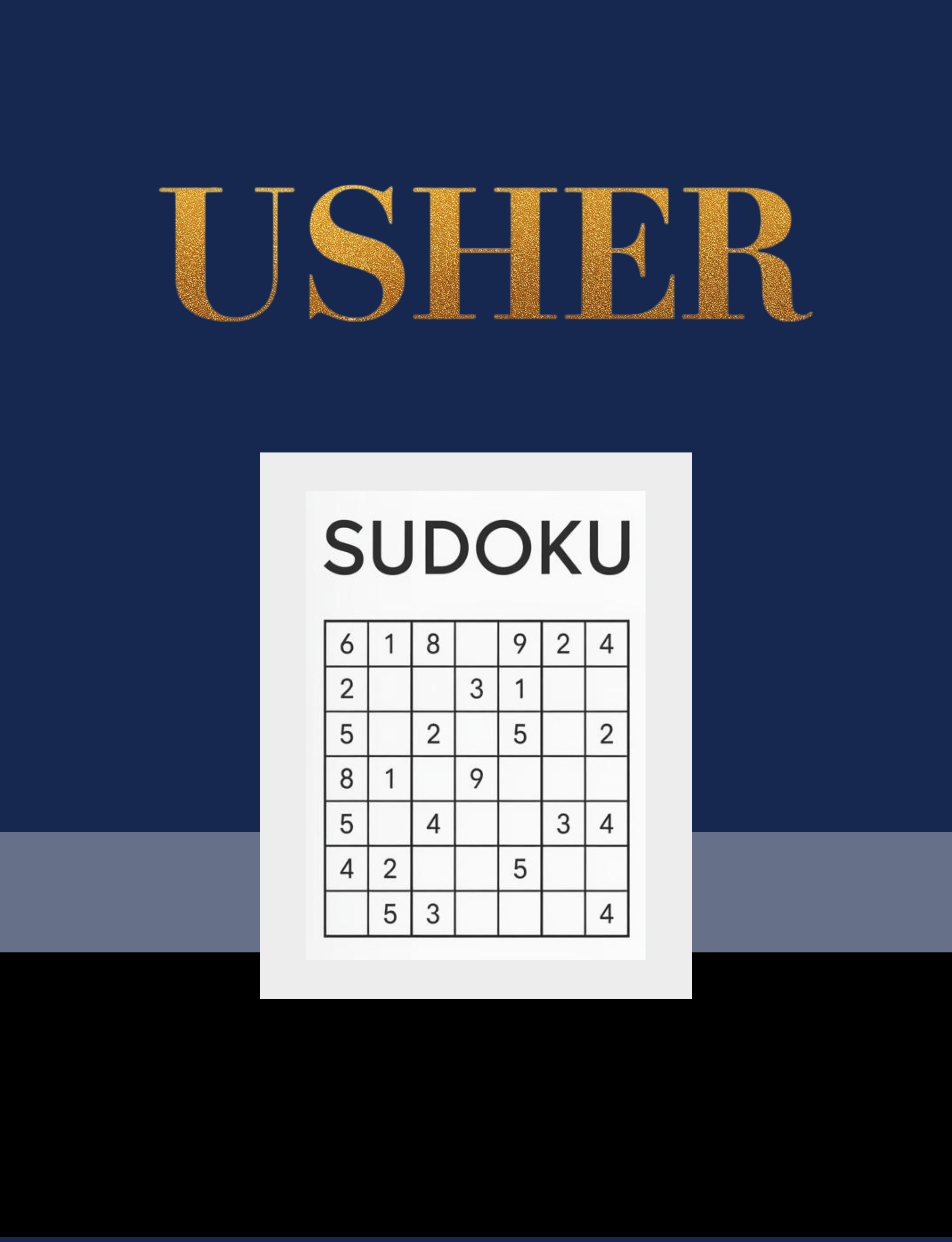 Usher Sudoku Puzzle Book
