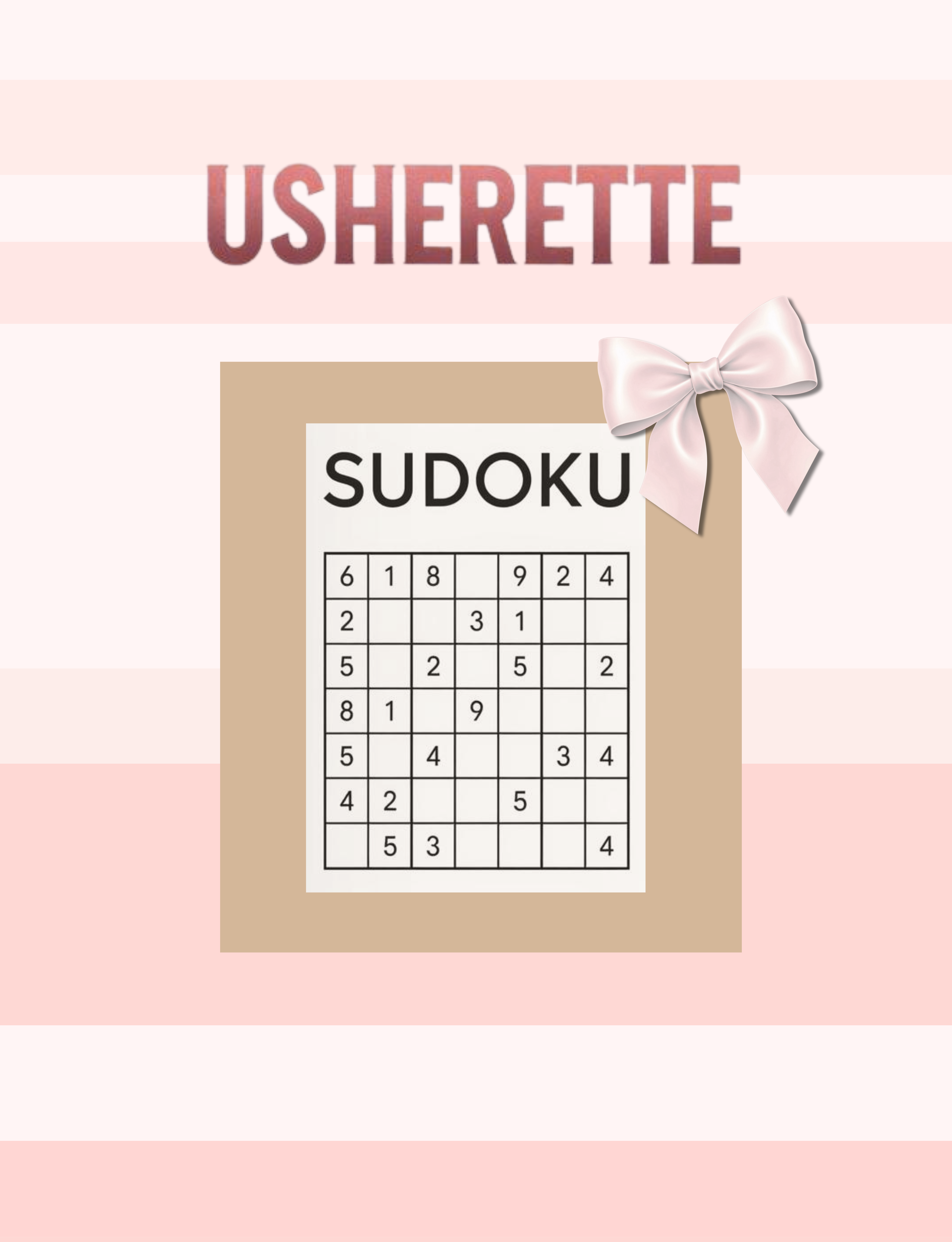 Usherette Sudoku Puzzle Book