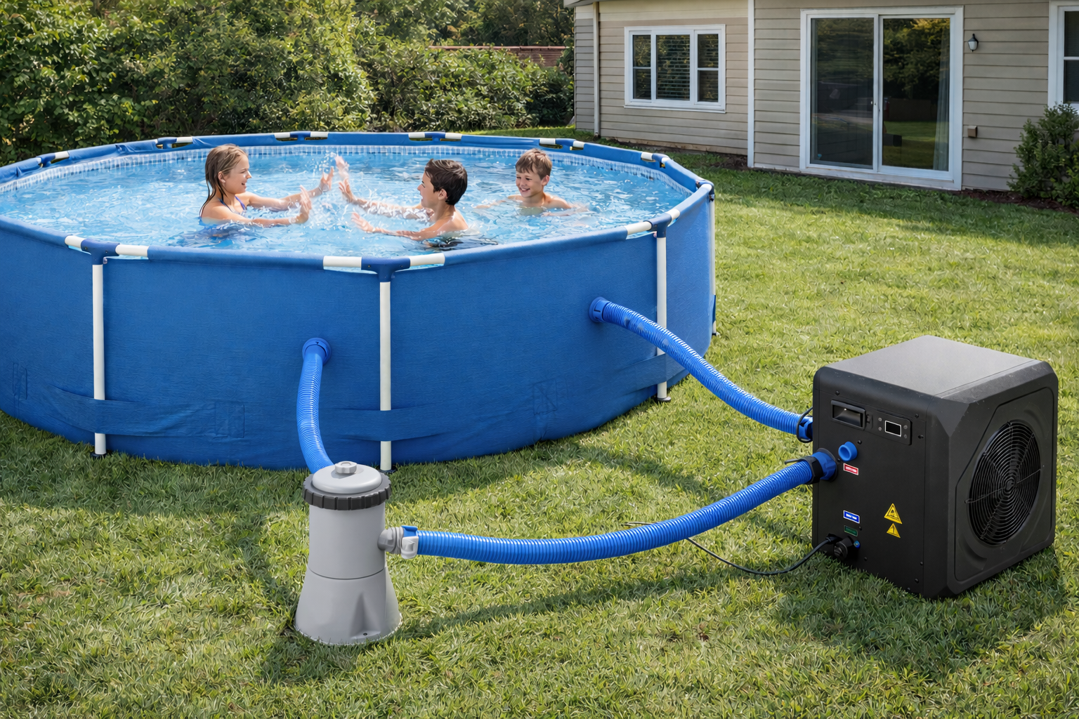 Bomba de calor 3kW para piscina, SPA e ofurô