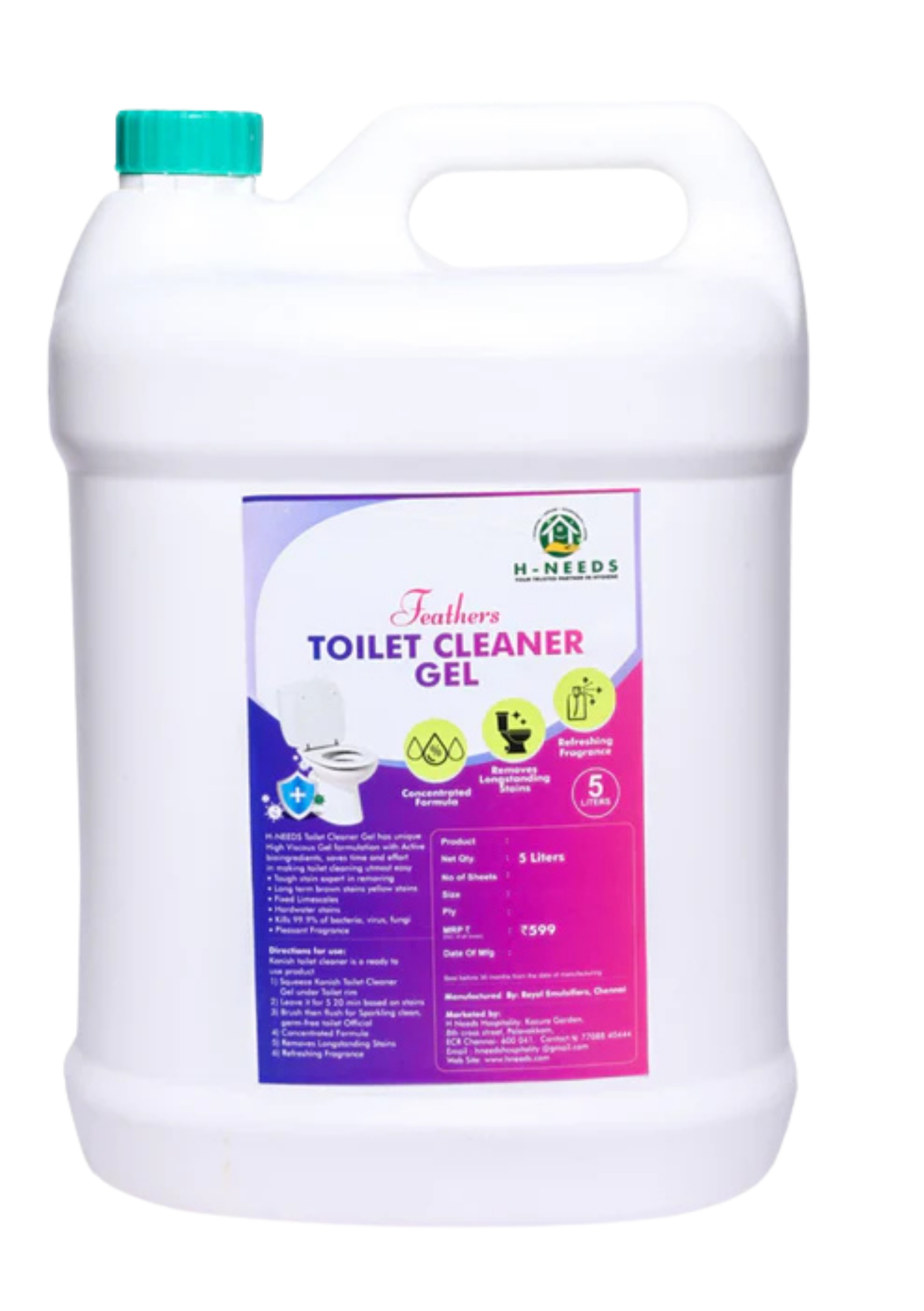 Feathers Toilet Cleaner Gel