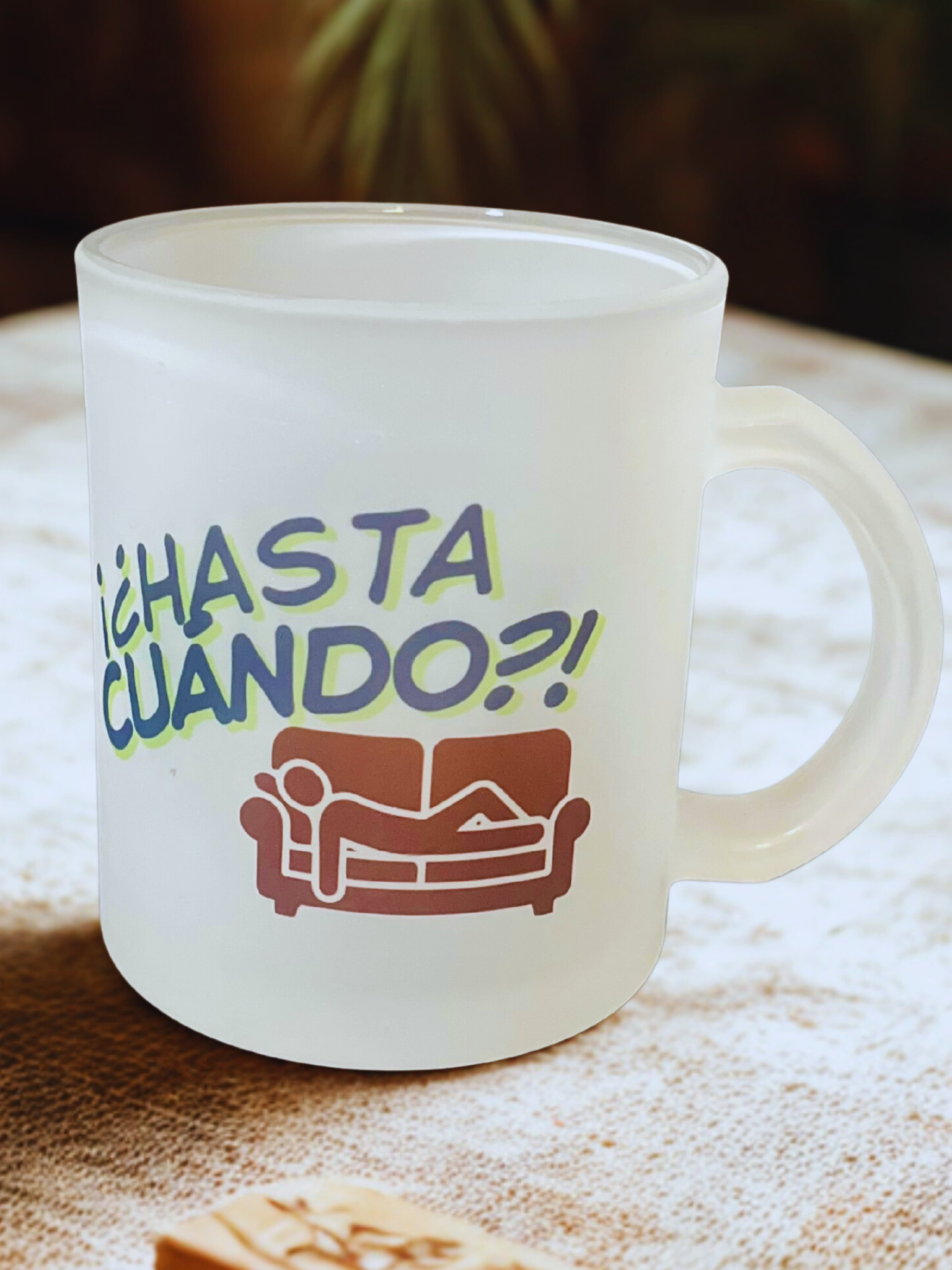 Taza "¿Hasta Cuándo?!" - Colección Consciencia