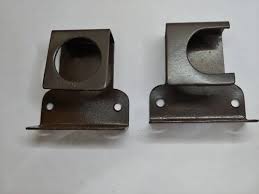 Metal Curtain Rod Bracket Set