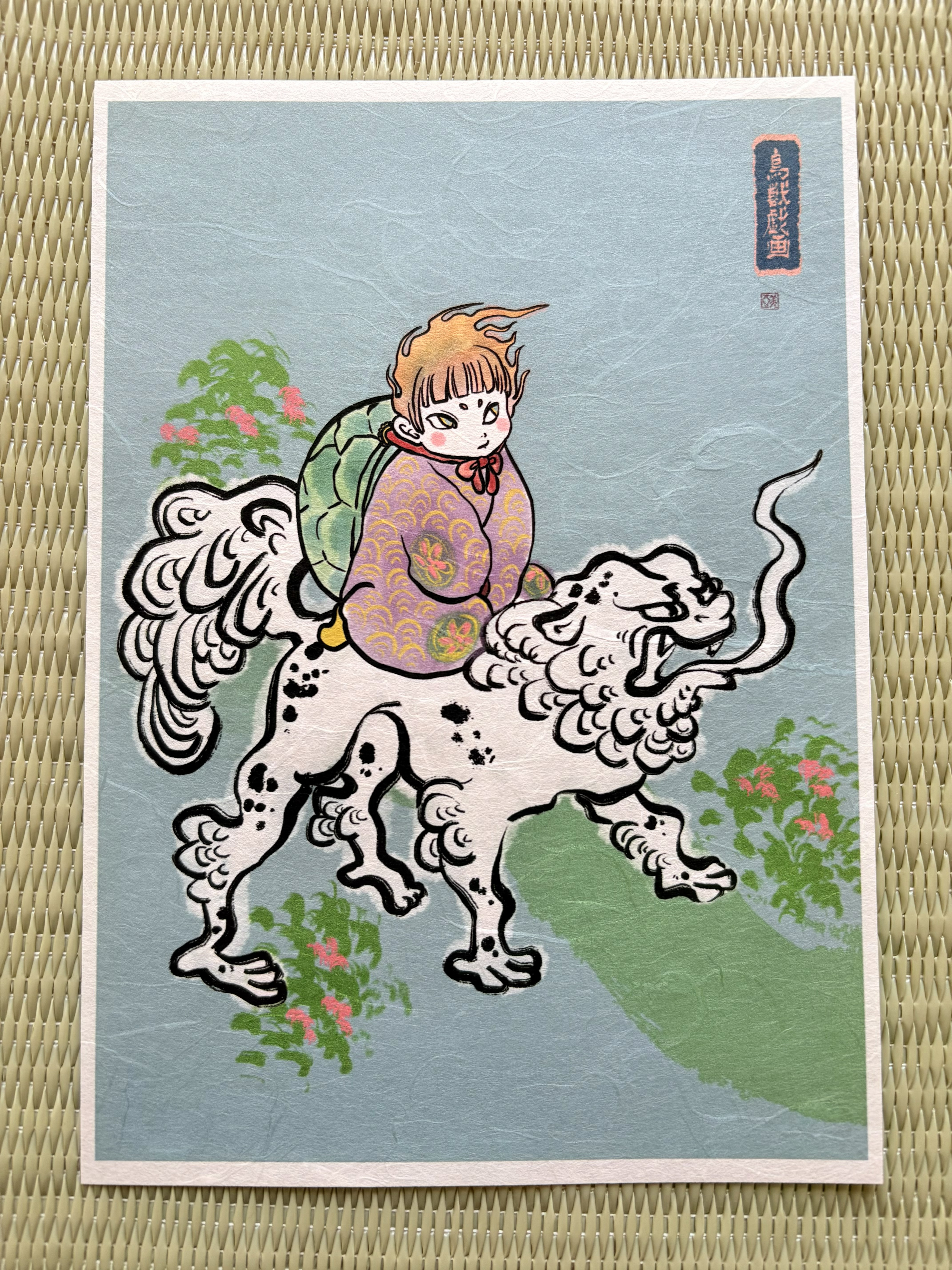 鳥獣戯画 Monthly Art Print Drop MAY "SHISHI"