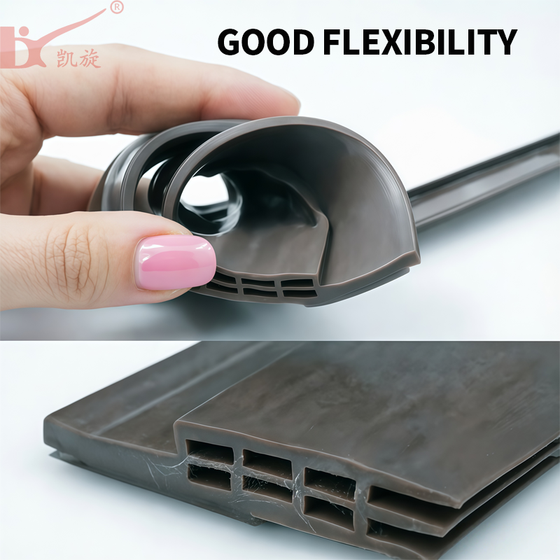 Factory Direct Supply Premium Quality Tear Resistant Weather Insulation Self Adhesive Door Bottom Silicone Sealing Strip