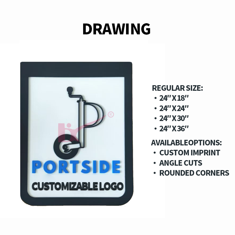 Custom Logo Truck Mud Flaps