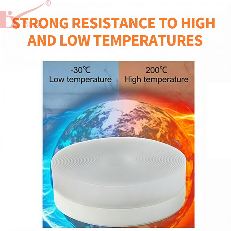 Flexible Transparent Clear Silicone Aesthetic Invisible Strong Adhesive Door Window Silicone Sealing Strip