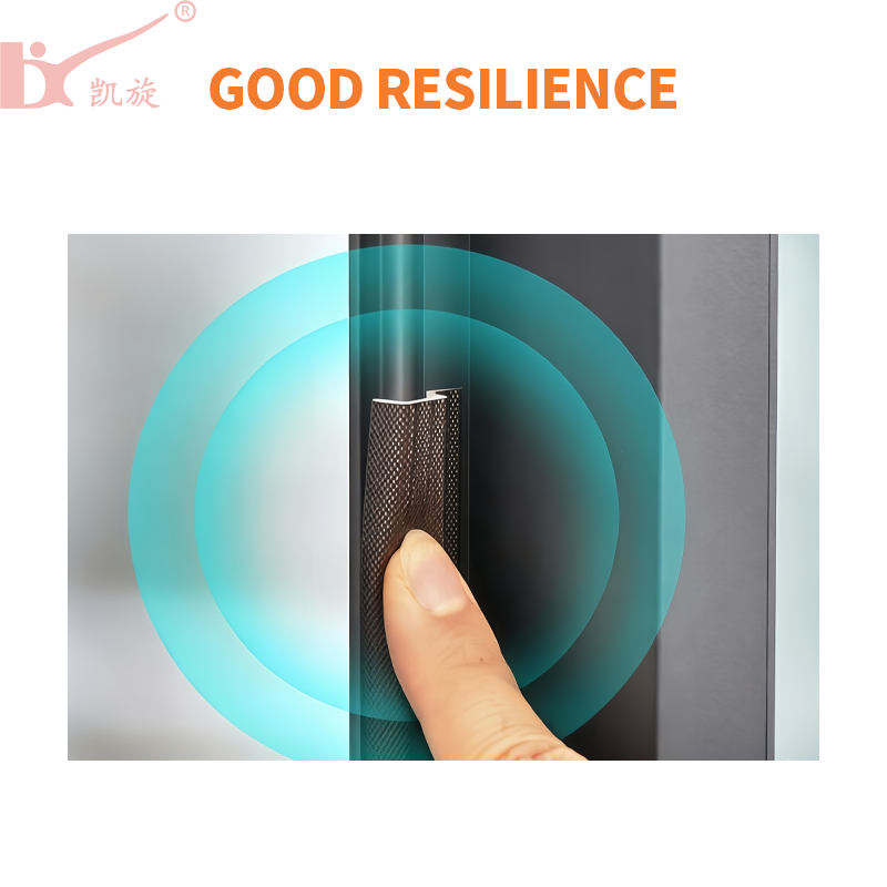 KAIXUAN High Quality Extruded Flexible Door Window Top Side Frame PU Foam Custom Shape Seal Strip