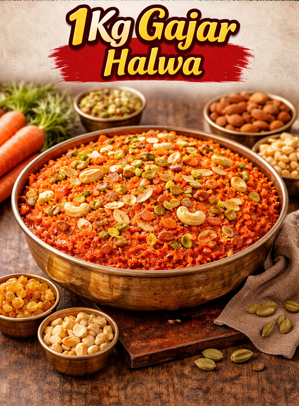 1kg Gajar Halwa