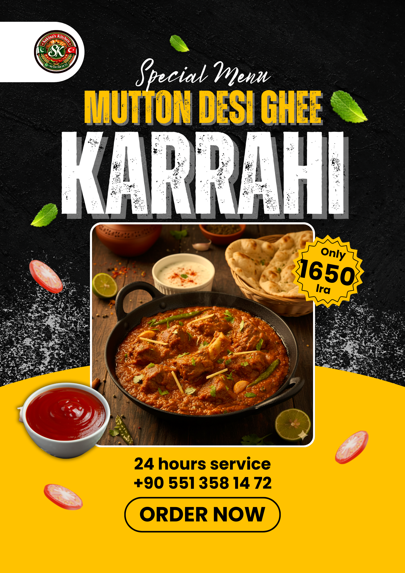Mutton Karahi Desi Ghee