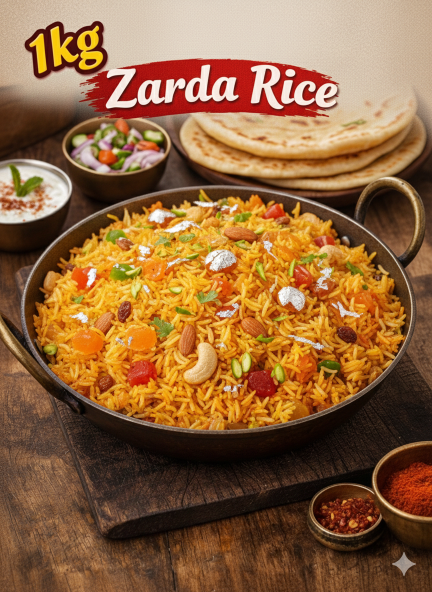 1kg Zarda Chawal (Rice)