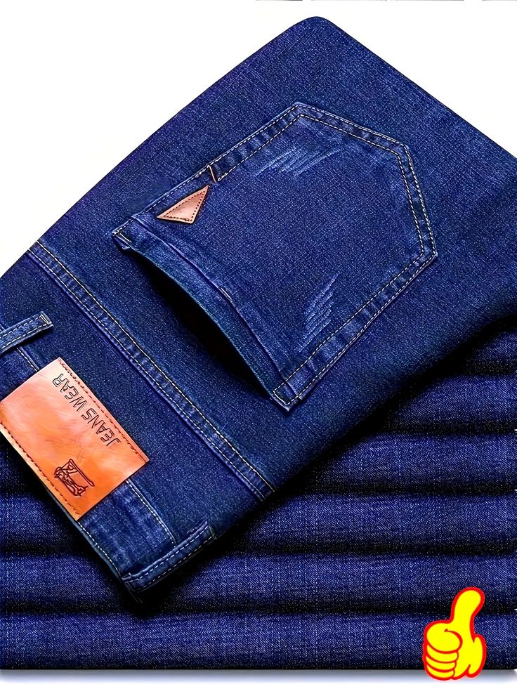 Men's Classic Blue Denim Jeans
