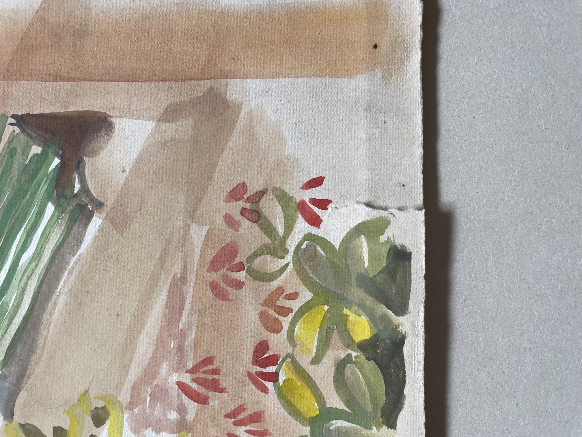 Aquarelle Georges Le Poitevin