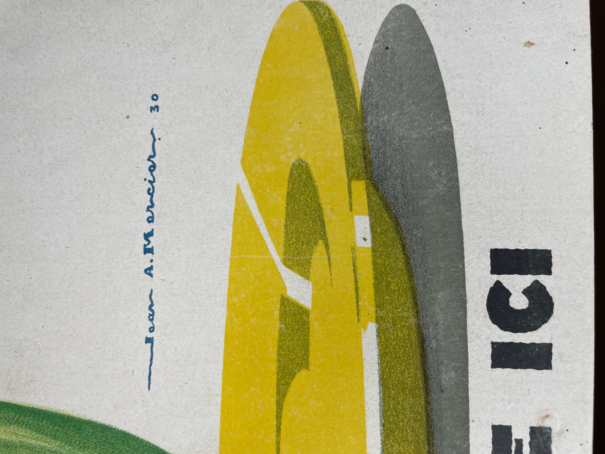 AFFICHE PUBLICITAIRE PAR J. A. MERCIER