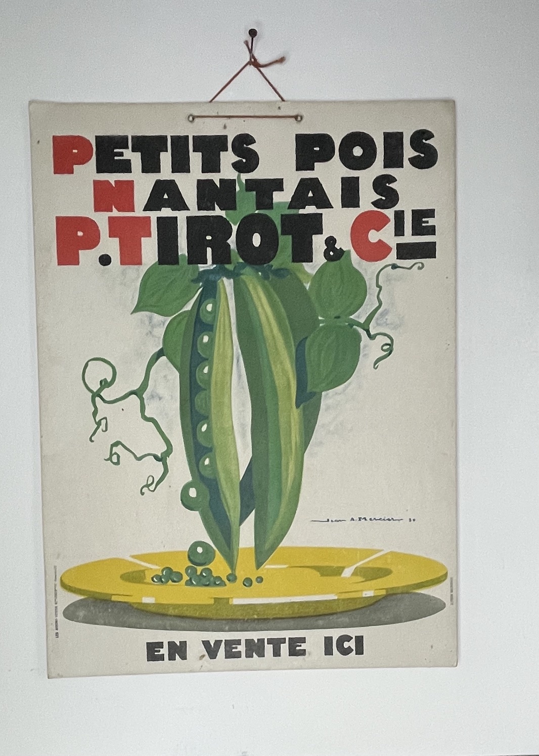 AFFICHE PUBLICITAIRE PAR J. A. MERCIER