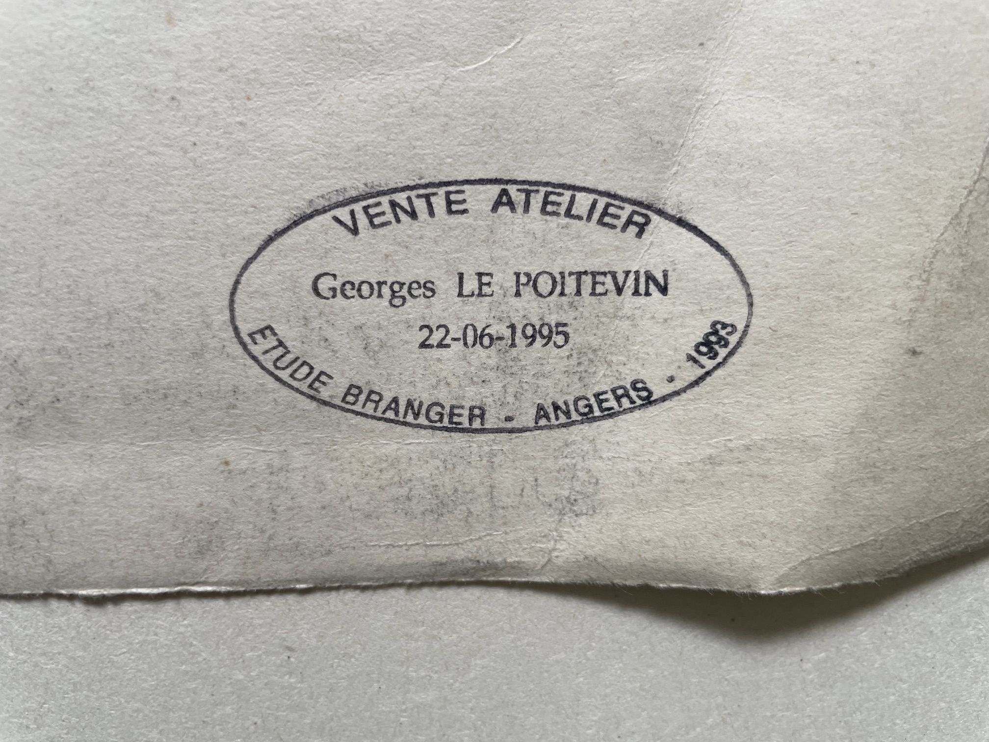 Aquarelle Georges Le Poitevin