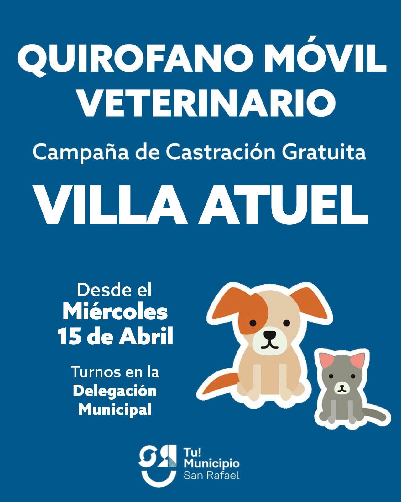 Quirófano móvil veterinario - Miércoles 15 de Abril 