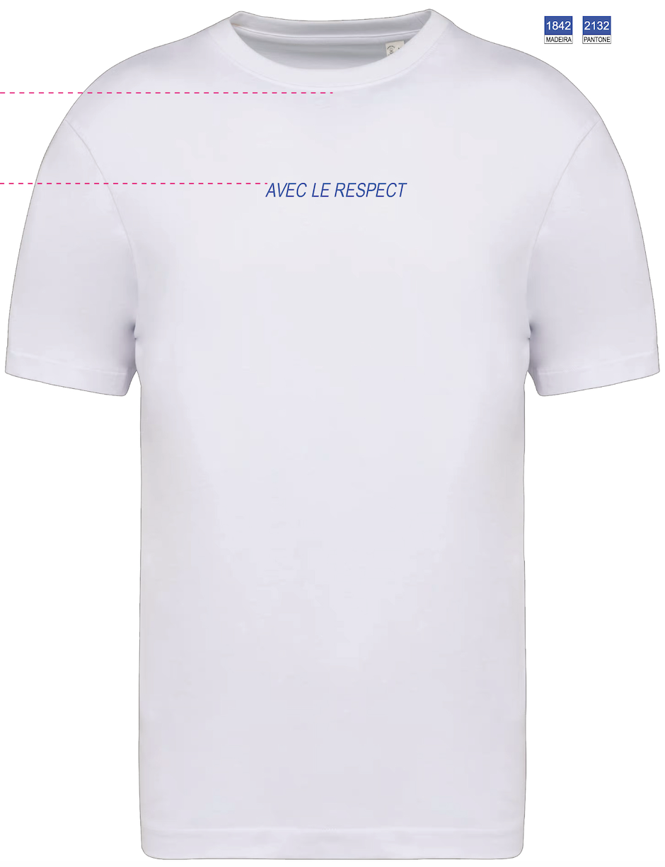 T-shirt "AVEC LE RESPECT"
