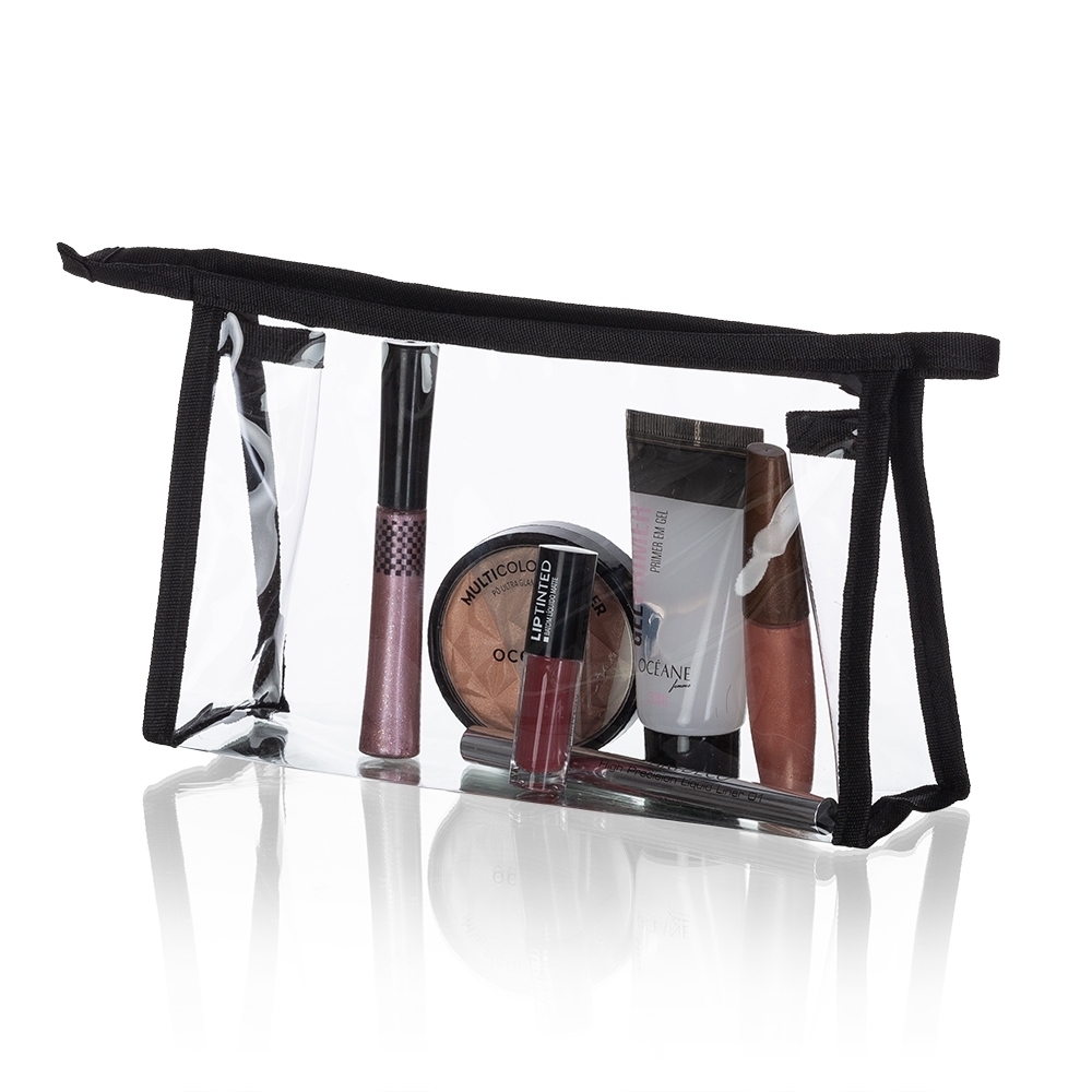Necessaire Transparente Plástica