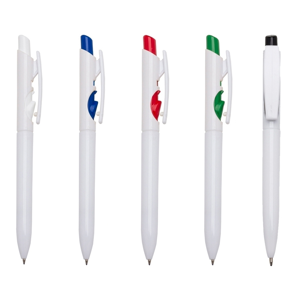 Caneta Plástico Esferográfica Colorida