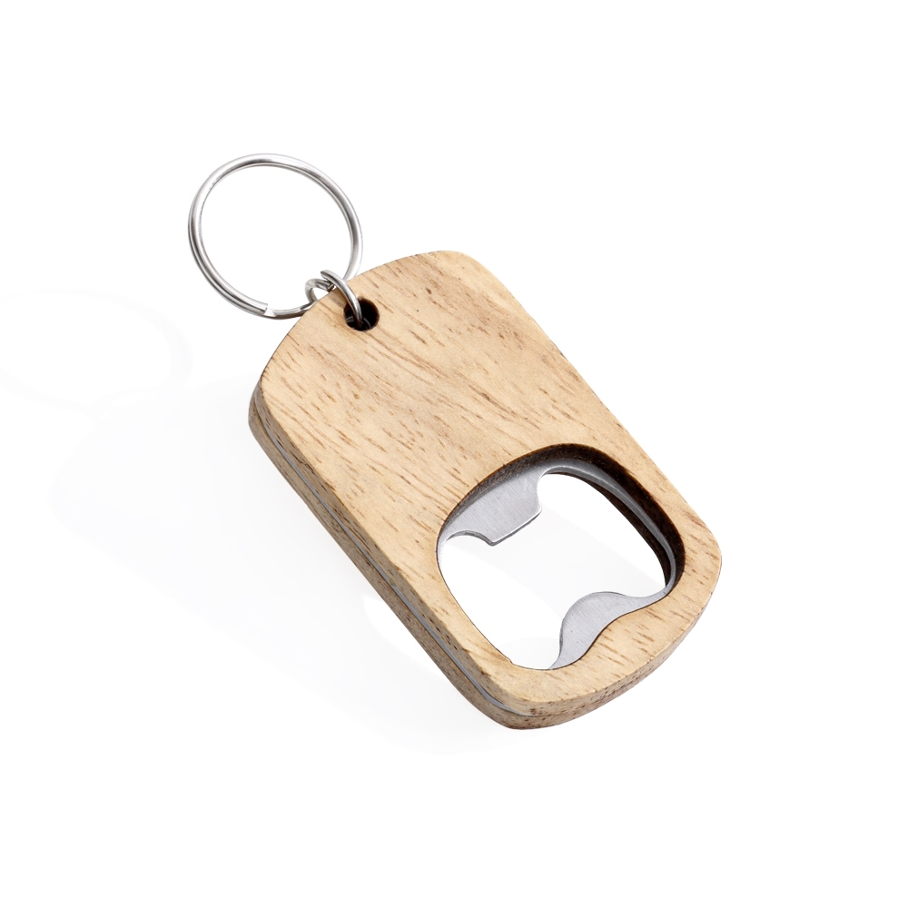 Chaveiro Abridor de Garrafas em Madeira