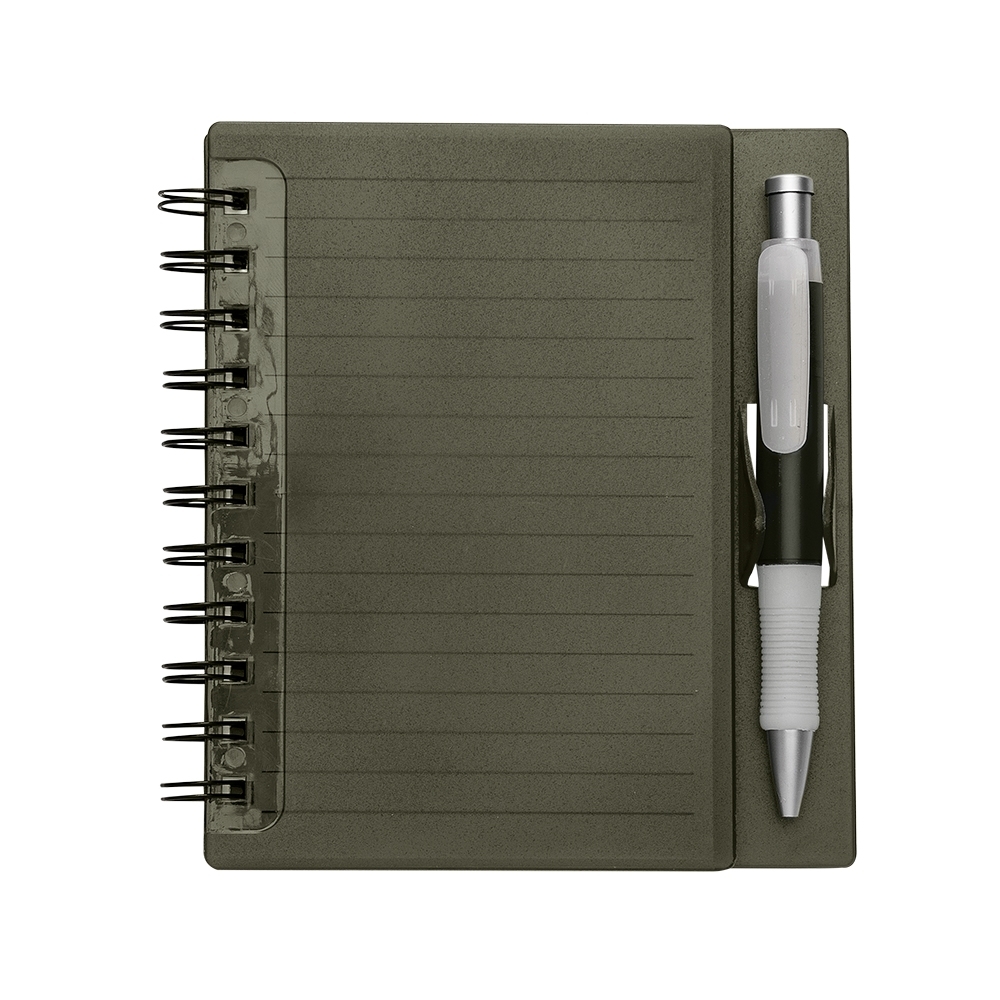 Caderno Plástico com Caneta