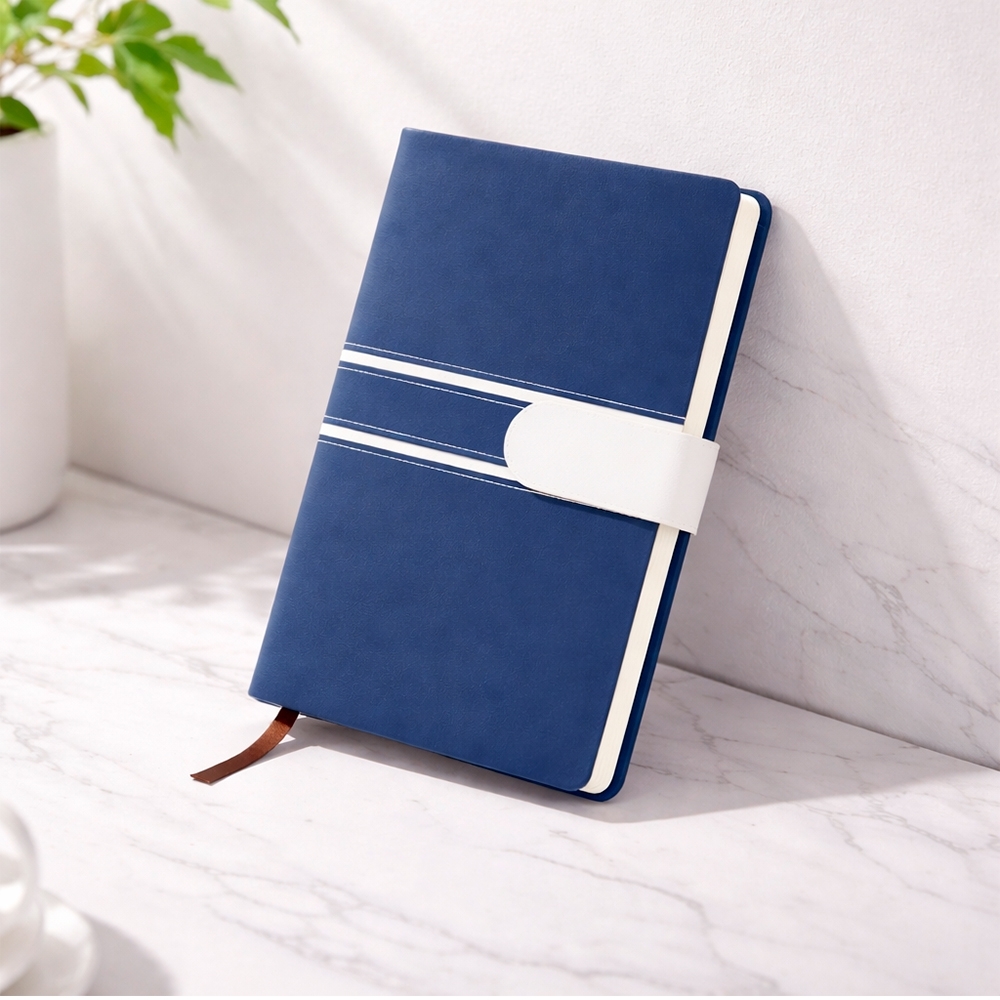 Caderneta Couro Sintético